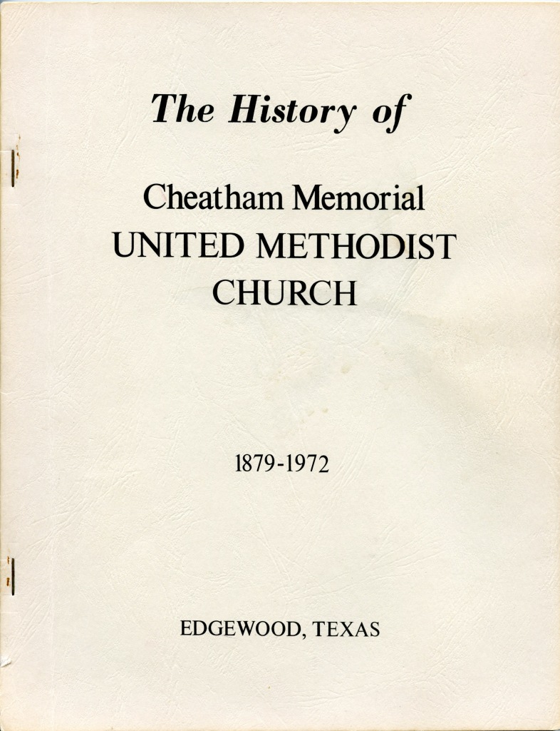 1972 Joe V. Clouse - The first church history book