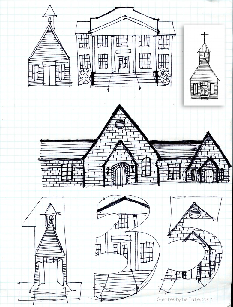 135 B Church Original Sketches IB